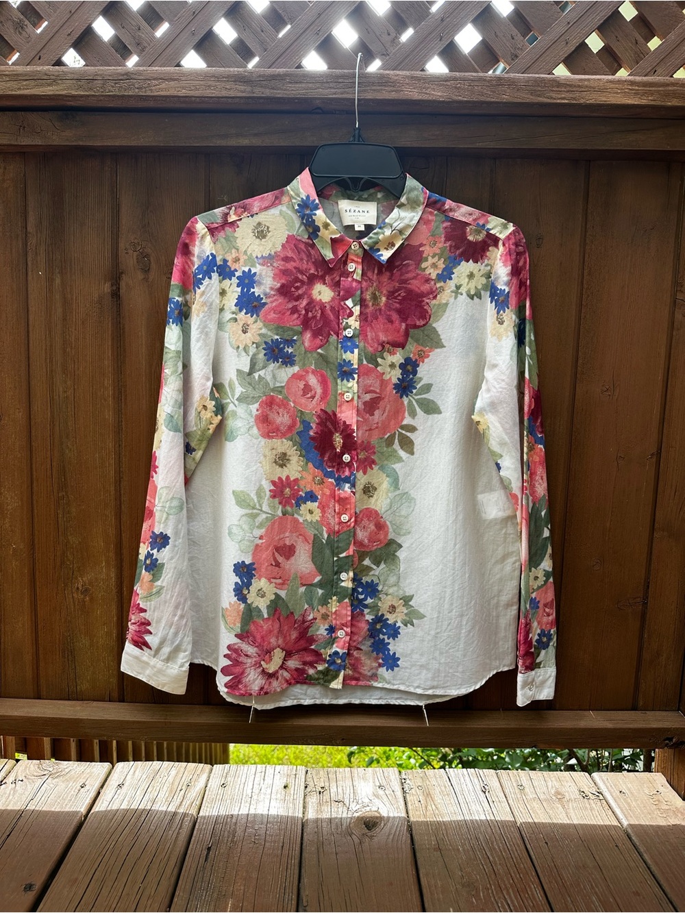 Sezane Pierro Shirt - Creation Floral - Picture 2 of 8